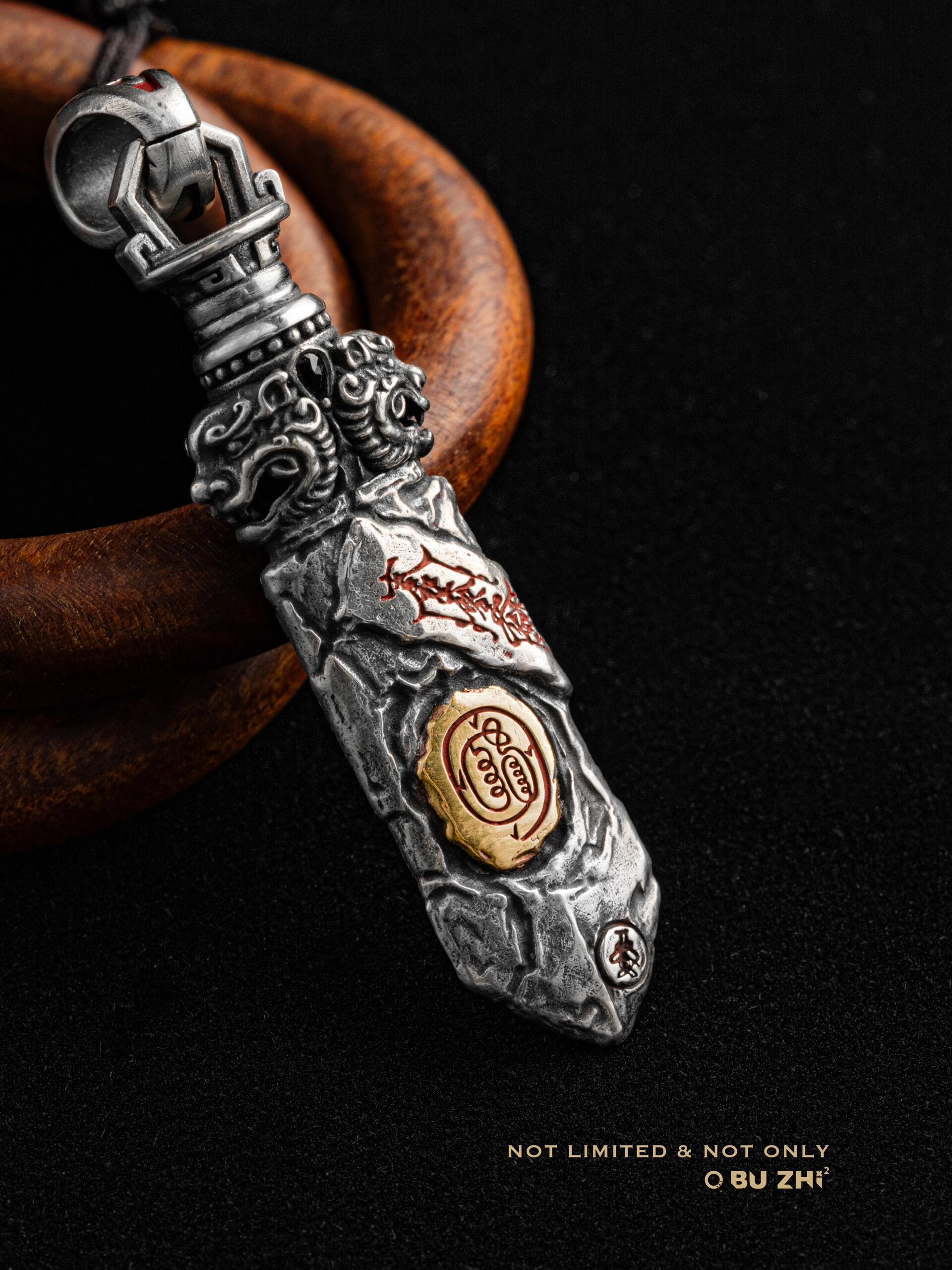 Taoist Talisman Sword Pendant